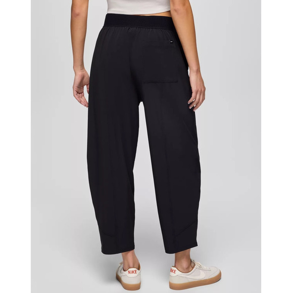 Prana Railay High Rise Pant Women's S Black Relaxed Straight Leg Pull On UPF 50+ - Picture 2 of 13